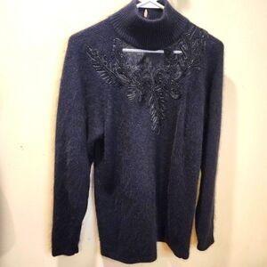 IB DIFFUSION Women's Vintages Black Silk blend size S